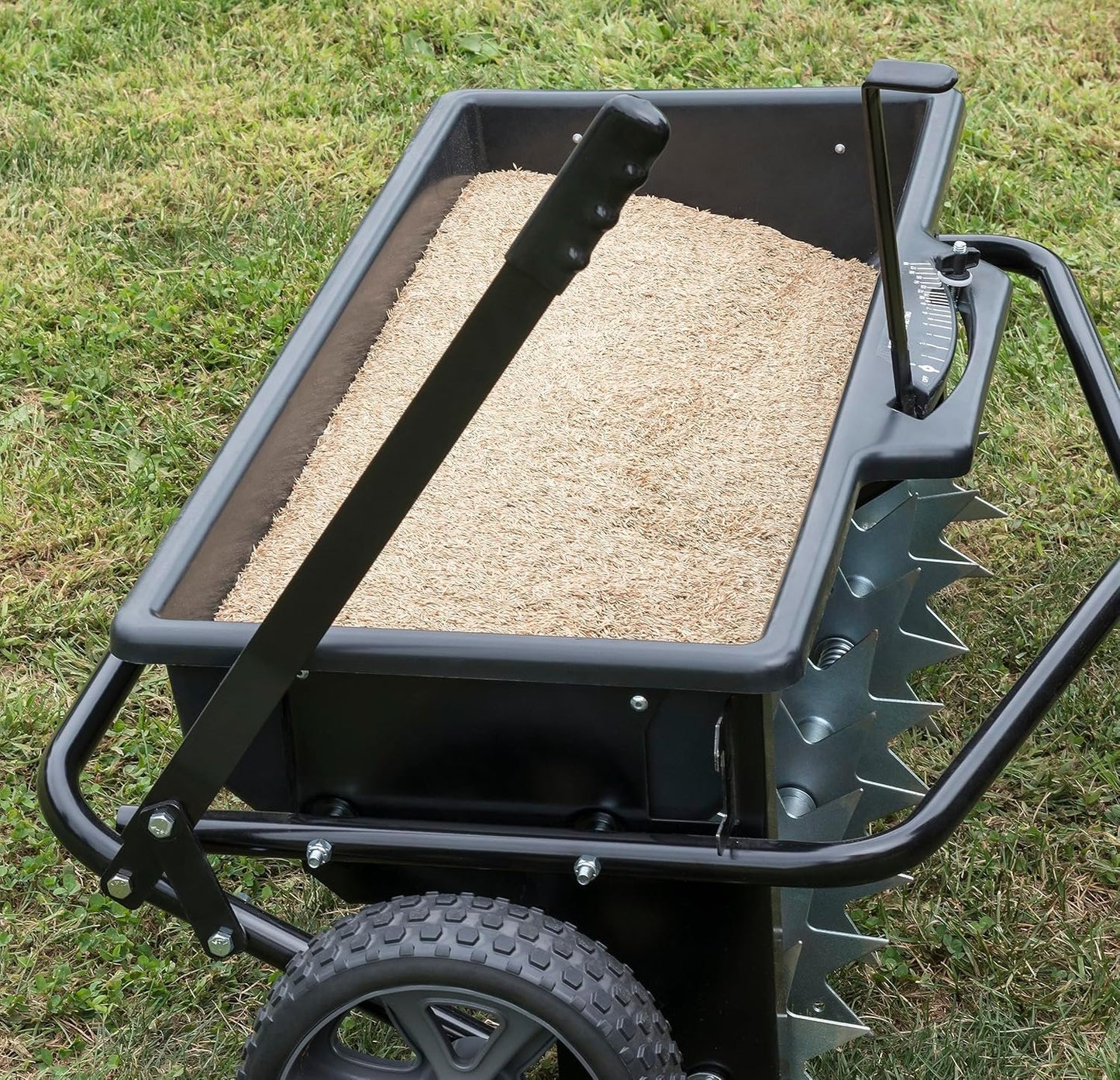 Agri-Fab 45-0543 Tow-Behind 100 lb Lawn & Garden Spiker Seeder Spreader image 30