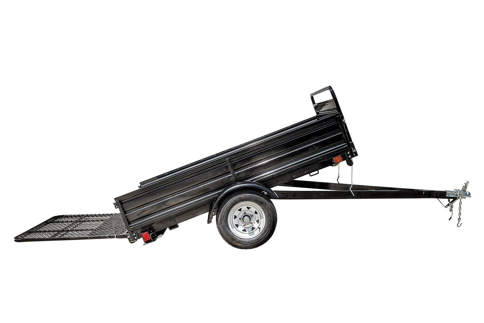 DK2 5-ft x 7-ft Steel Utility Trailer with Ramp Gate ( 1639-lb Capacity ) 2491711 image 2