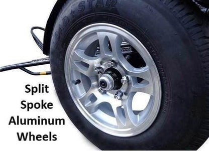 Single Rail Motorcycle Trailer – Compact, Easy-to-Tow Hauler for One Bike image 1