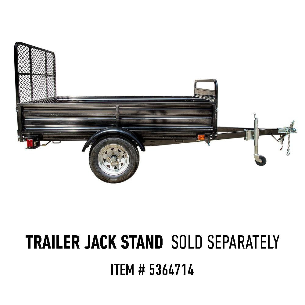 DK2 5-ft x 7-ft Steel Utility Trailer with Ramp Gate ( 1639-lb Capacity ) 2491711 image 8