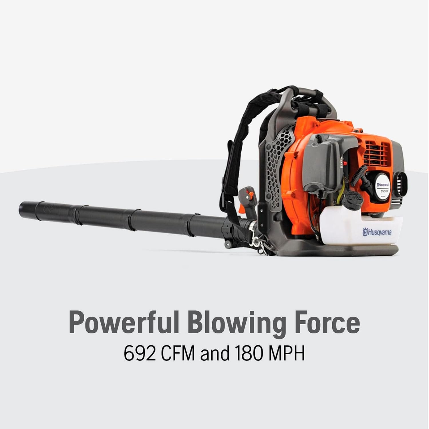 Husqvarna 350BT Gas Backpack Leaf Blower 50.2cc, 692 CFM, 180 MPH image 3