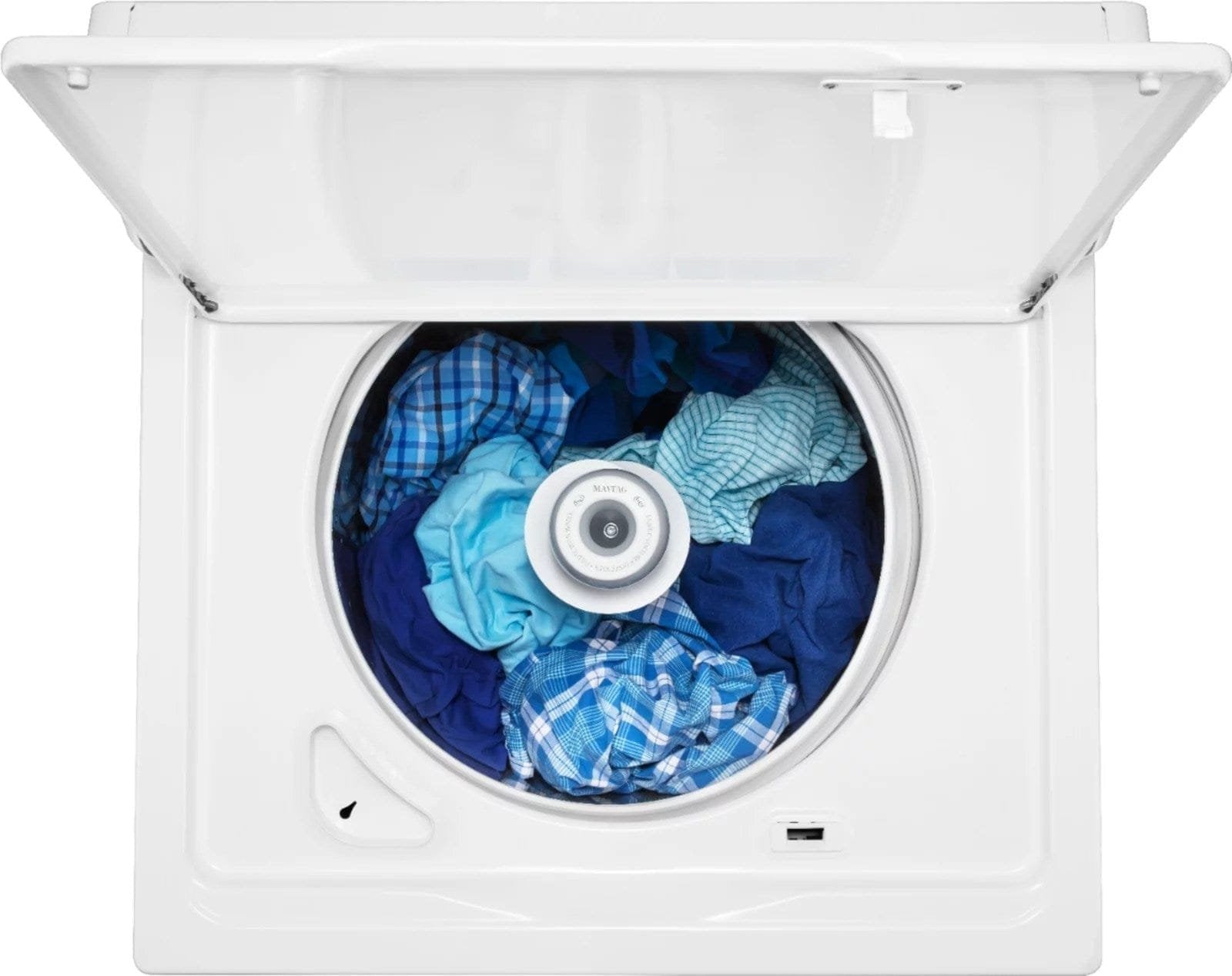 Maytag 3.8 Cu. Ft. High Efficiency Top Load Washer with PowerWash Agitator – White image 4