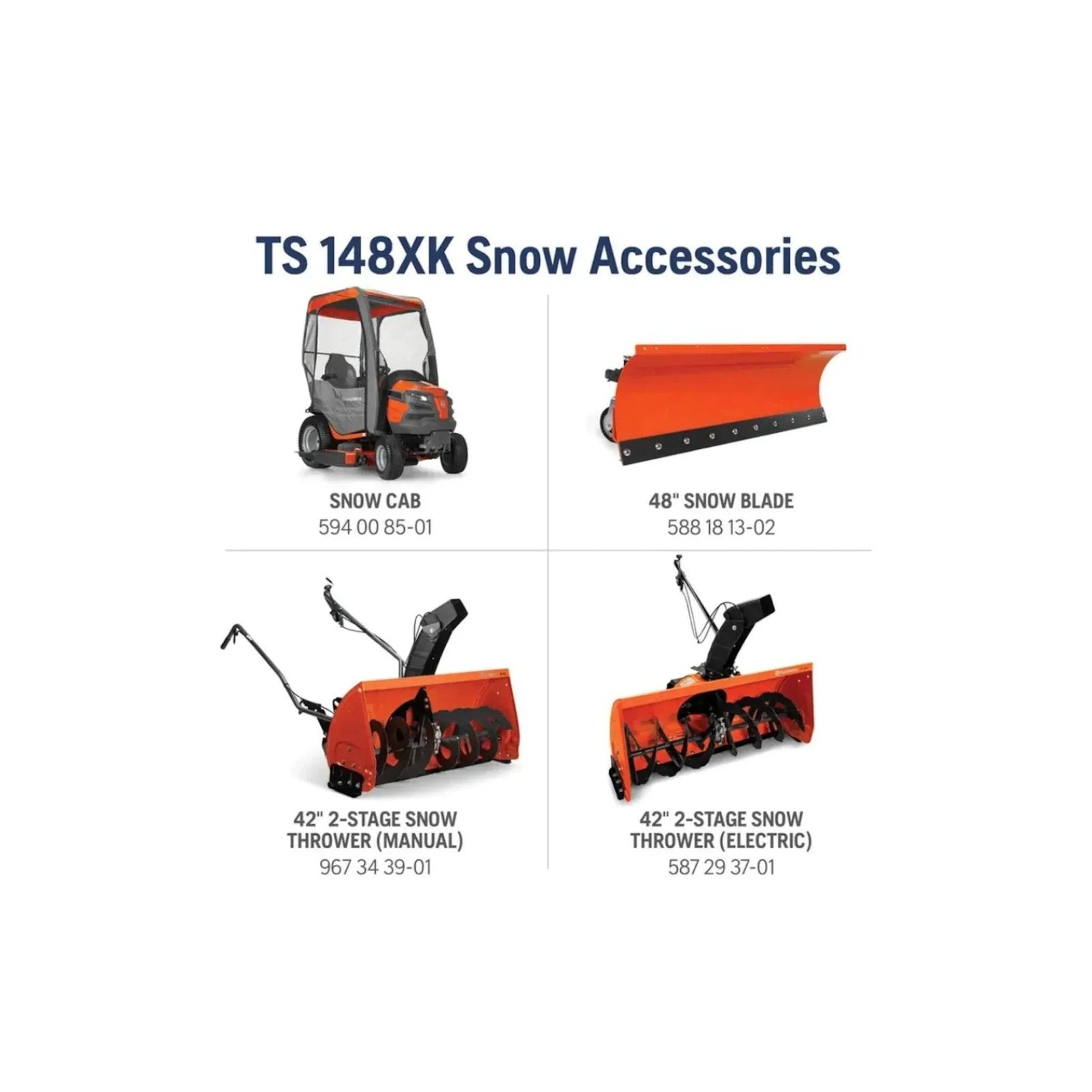 Husqvarna TS 348 (48″) 24HP Kohler Garden Tractor image 1