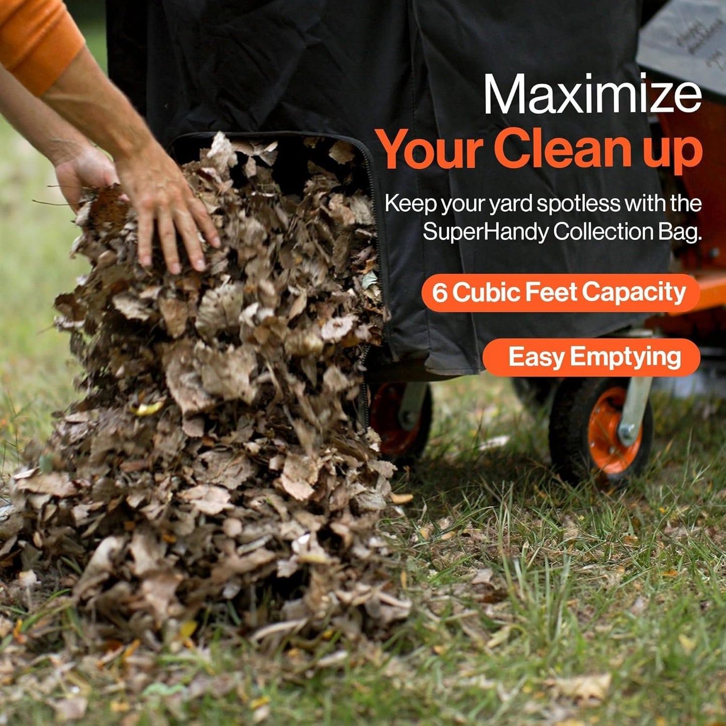 SuperHandy 7HP Gas Leaf Vacuum & Wood Chipper, 10:1 Mulch, 6-Bushel Bag image 1