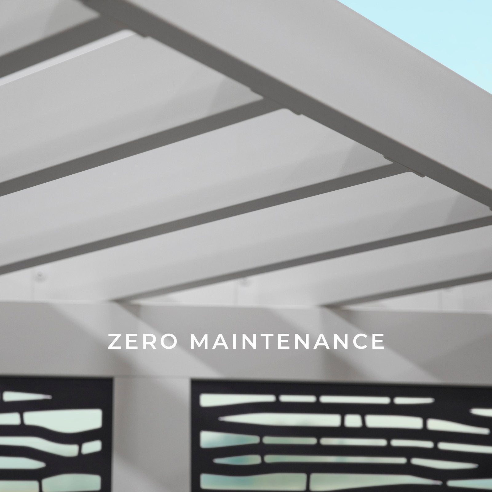 Ridgedale Modern Steel Cabana Pergola with Conversational Seating image 5