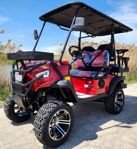 New 48V Electric Golf Cart 4 Seater Lifted Renegade+ Edition Utility Golf UTV Compare To Coleman Kandi 4p image 0
