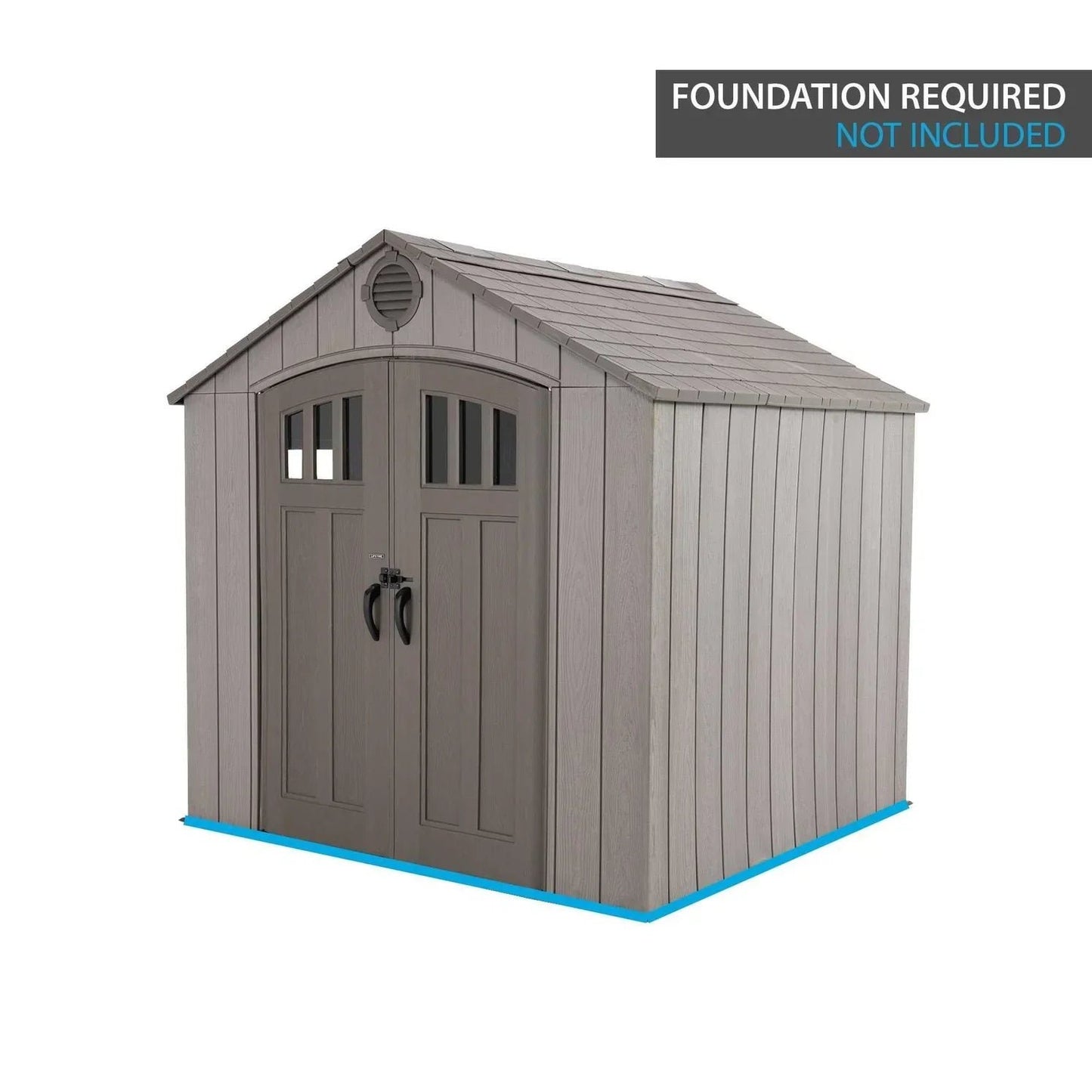 Lifetime 8 Ft x 7.5 Ft Outdoor Storage Shed image 2