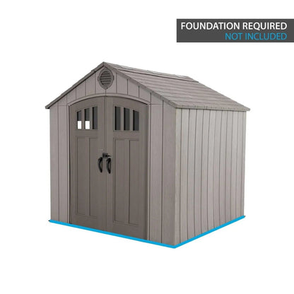 Lifetime 8 Ft x 7.5 Ft Outdoor Storage Shed image 2