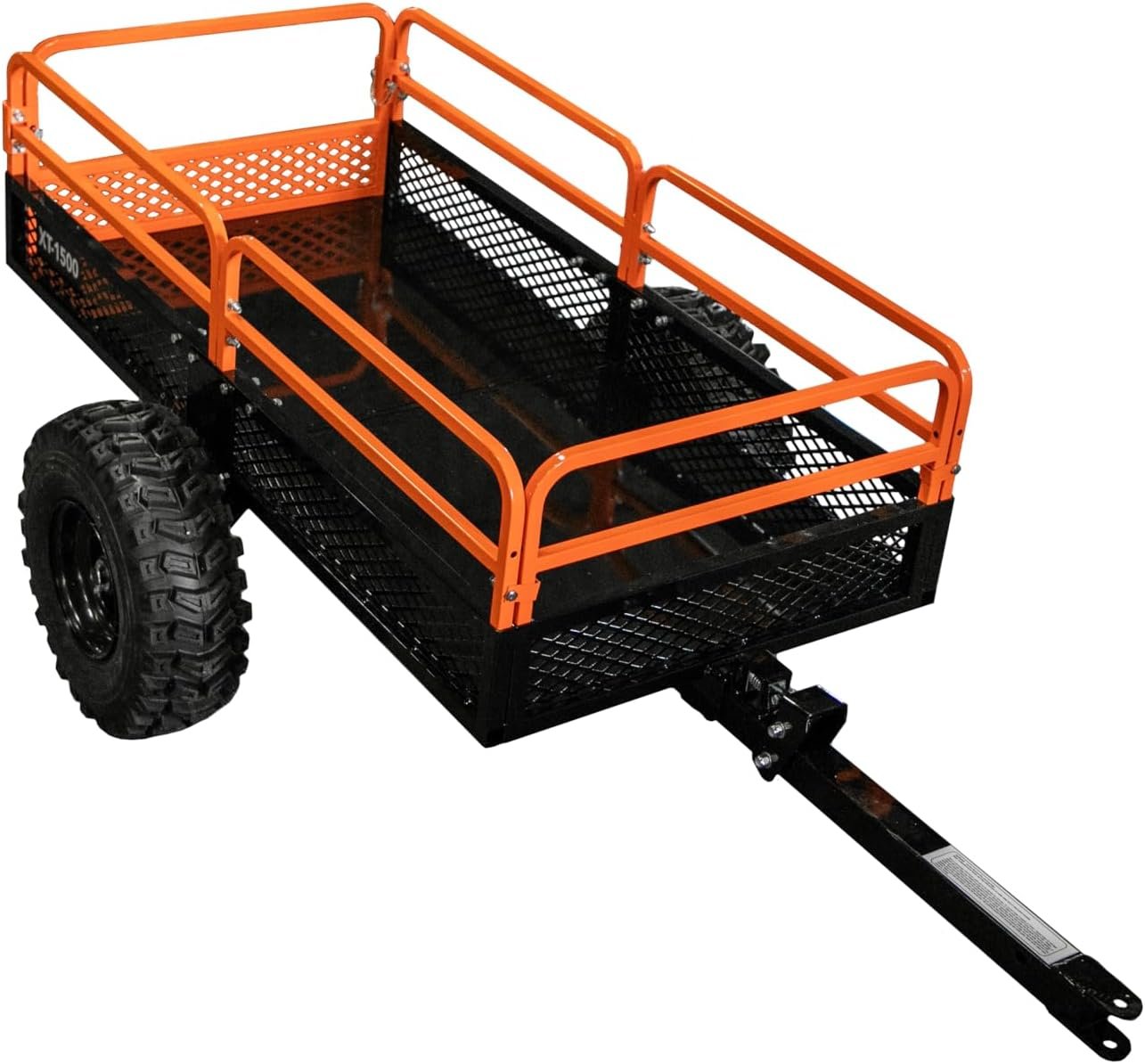 Impact Implements 1500 lb Utility Cargo Trailer with Pivot Dump for ATV, UTV, and Lawn Tractor image 0