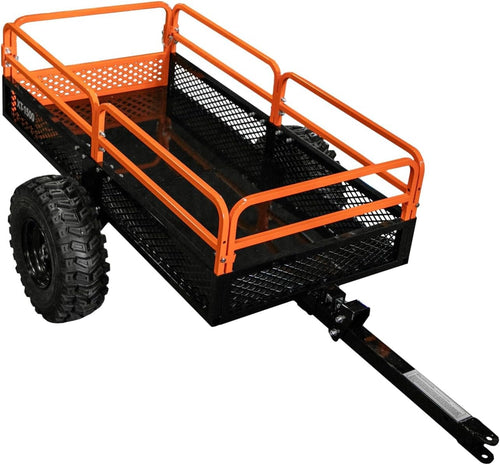 Impact Implements 1500 lb Utility Cargo Trailer with Pivot Dump for ATV, UTV, and Lawn Tractor image 0