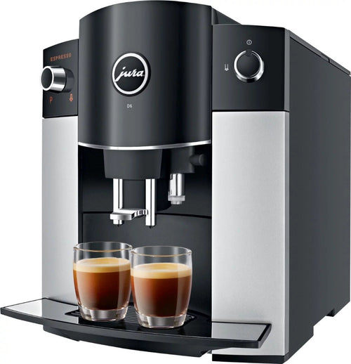 Jura D6 Automatic Coffeemaker and Espresso Machine Platinum image 0