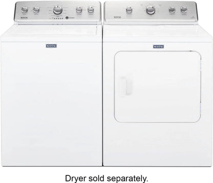 Maytag 3.8 Cu. Ft. High Efficiency Top Load Washer with PowerWash Agitator – White image 5
