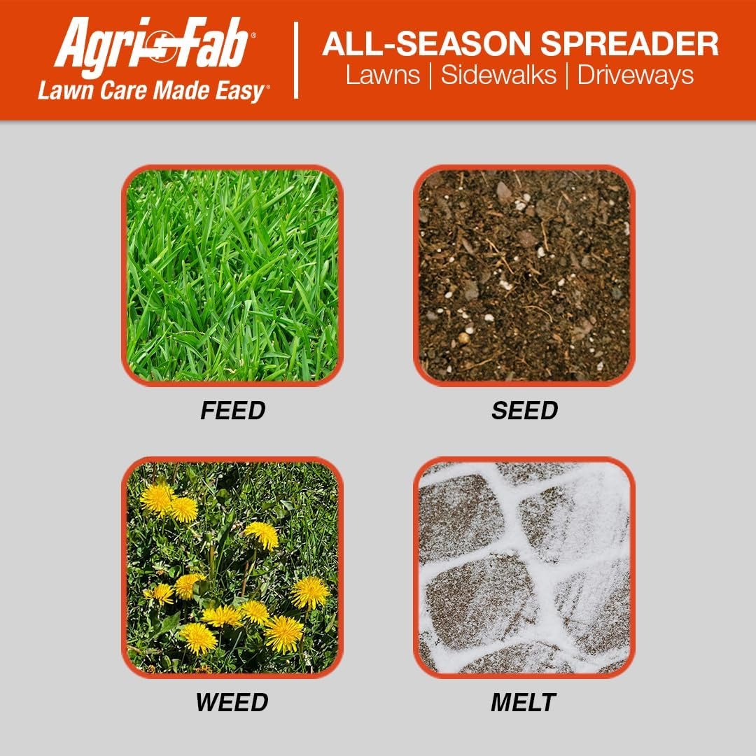 Agri-Fab 45-0543 Tow-Behind 100 lb Lawn & Garden Spiker Seeder Spreader image 57
