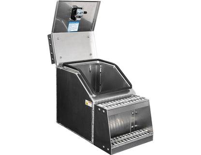 Buyers Products 28-in x 24-in x 19-in Smooth Aluminum Step Box Truck Tool Box 1705285 image 2