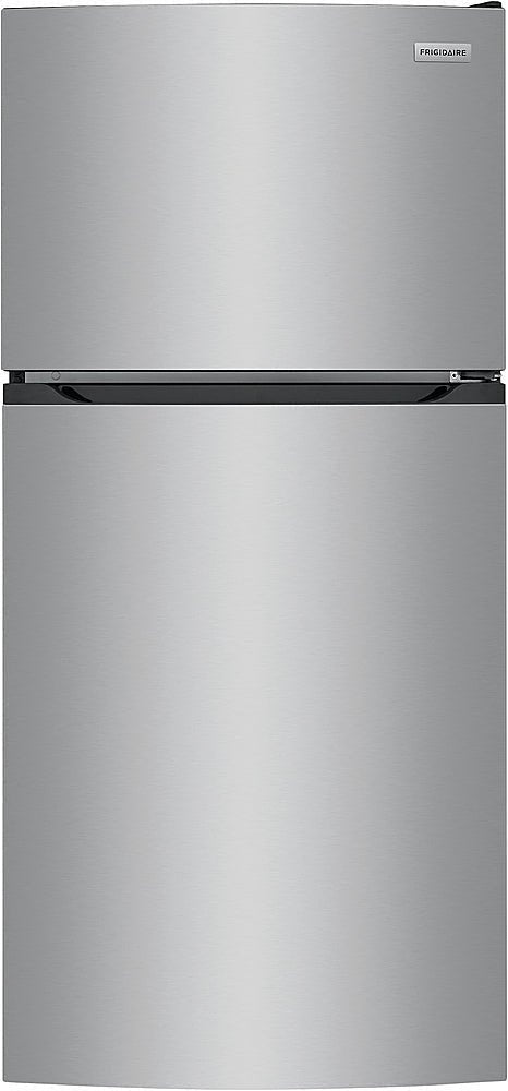 Frigidaire – 13.9 Cu. Ft. Top-Freezer Refrigerator – Brushed Steel image 0
