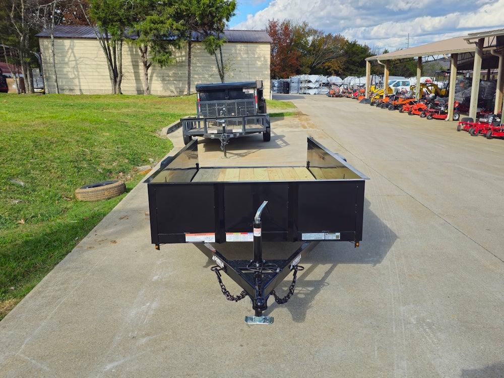 5′ X 10′ Utility Trailer Straight Deck 18″ Sides Tall Gate image 12