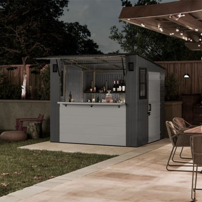 Suncast 8 ft. x 7 ft. Cabana Entertainment Shed BMCB8730T image 6
