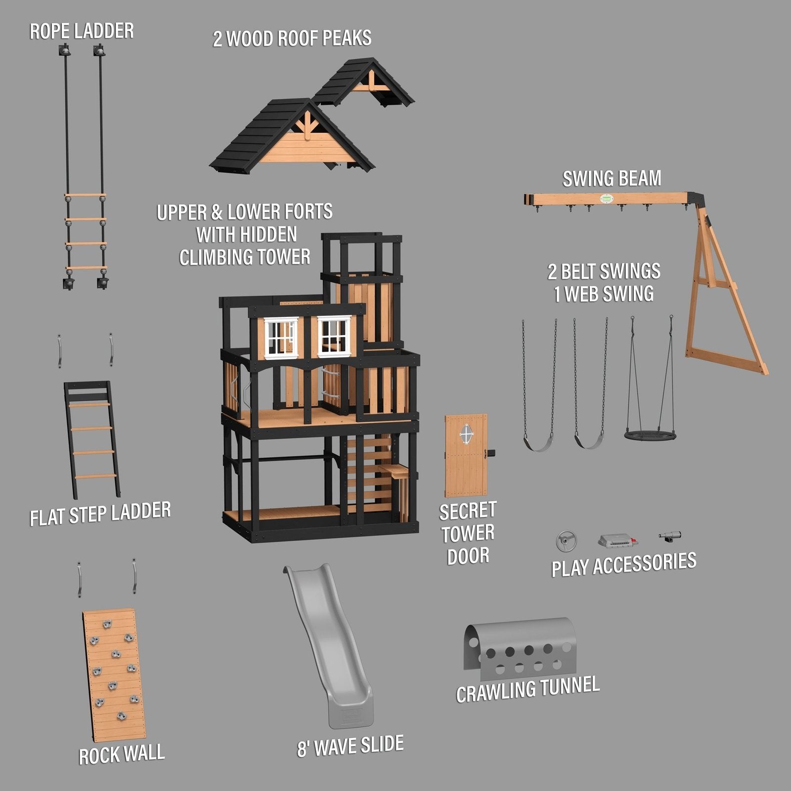 Mystic Tower Swing Set image 18
