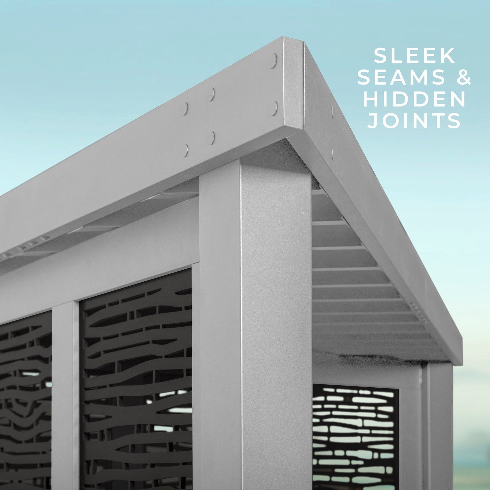 Richmond Modern Steel Cabana Pergola image 8