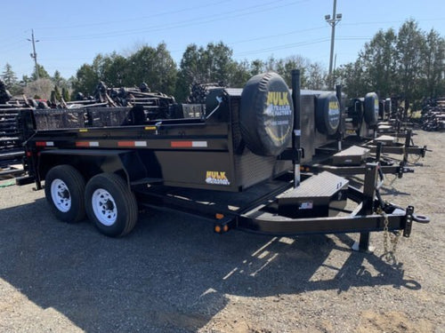 14,000# GVWR Ultra Low Pro 12′ Dump Trailer w/ Contractor Package image 0