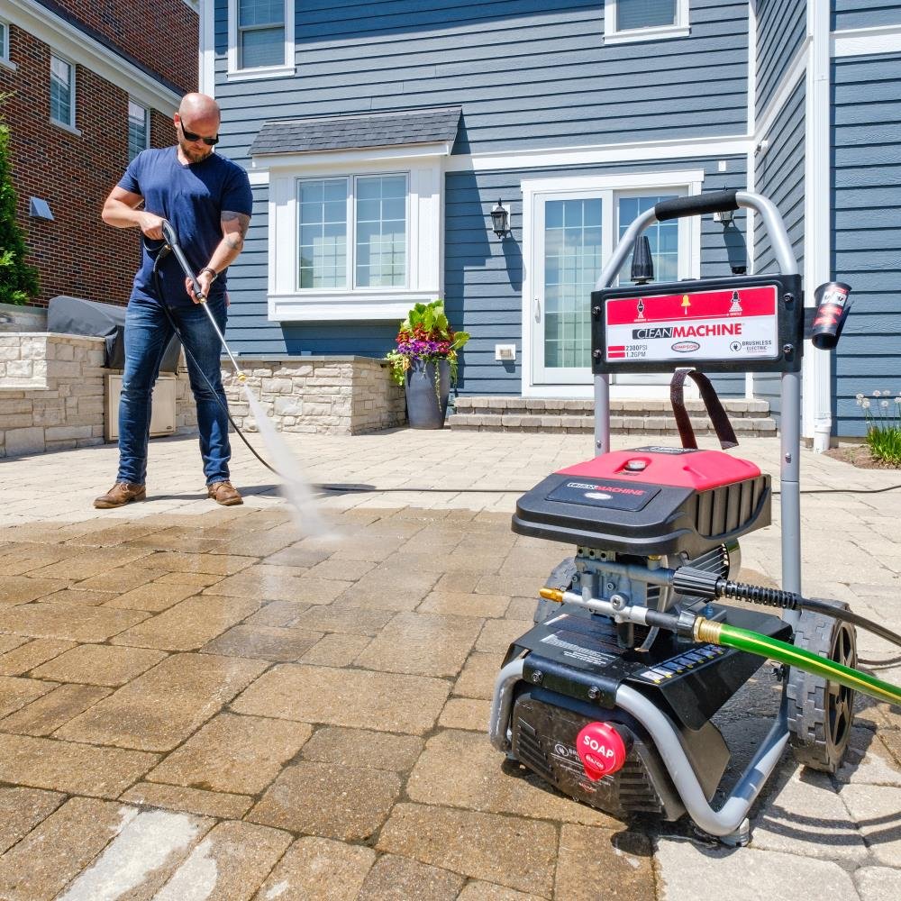 SIMPSON 1.2-GPM Clean Machine 2300 PSI 1.2-GPM Cold Water Electric Pressure Washer with 3 Spray Tips (Battery Included) CM60976 image 12