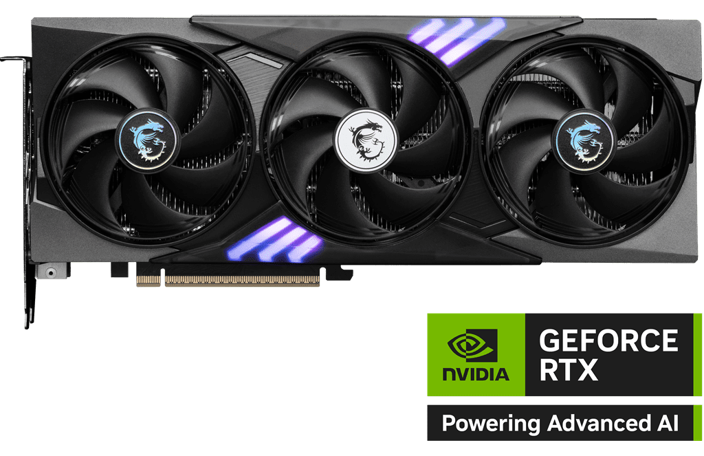 MSI GeForce RTX 5060 Ti 16G GAMING TRIO OC Graphics Card, 16GB GDDR7, DPx3, HDMIx1, DLSS 4 image 1