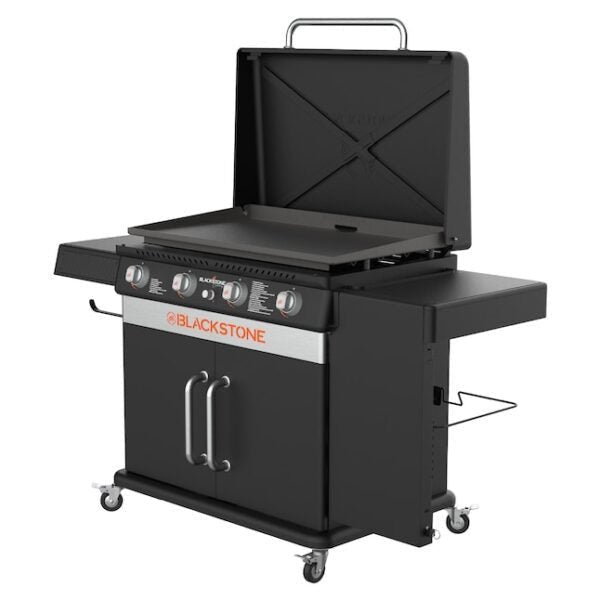 Blackstone 36-in Culinary Cabinet Griddle with Side Table: Versatile Outdoor Cooking in Stainless Steel image 12