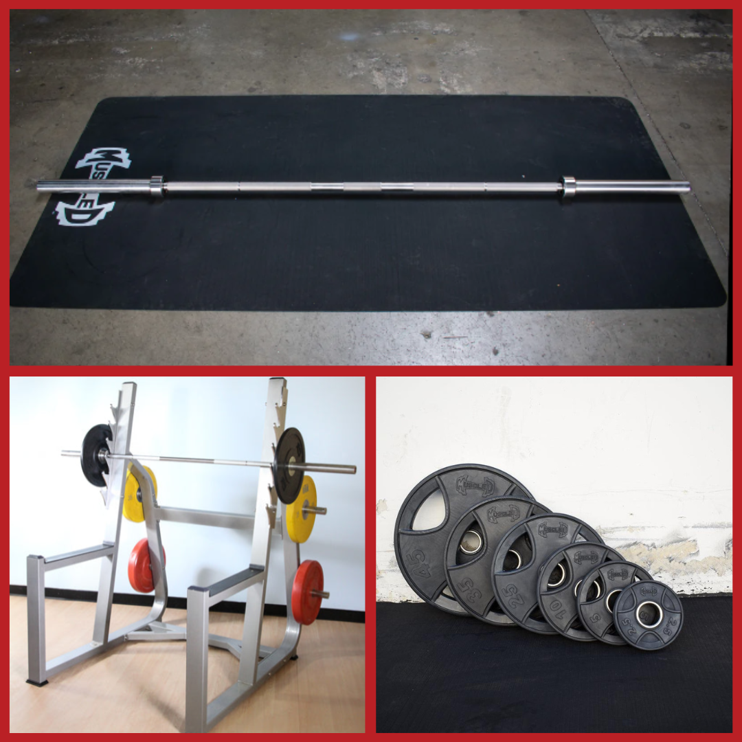 Commercial Squat Rack Kits – Muscle D Fitness – Gym Storage – Black / Silver image 4