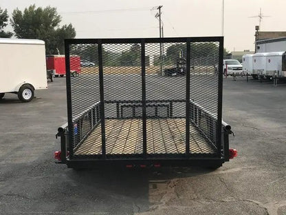 5.5 X 10 Carry-On Utility Pipe Top w/ Mesh Tongue Box Trailer image 2