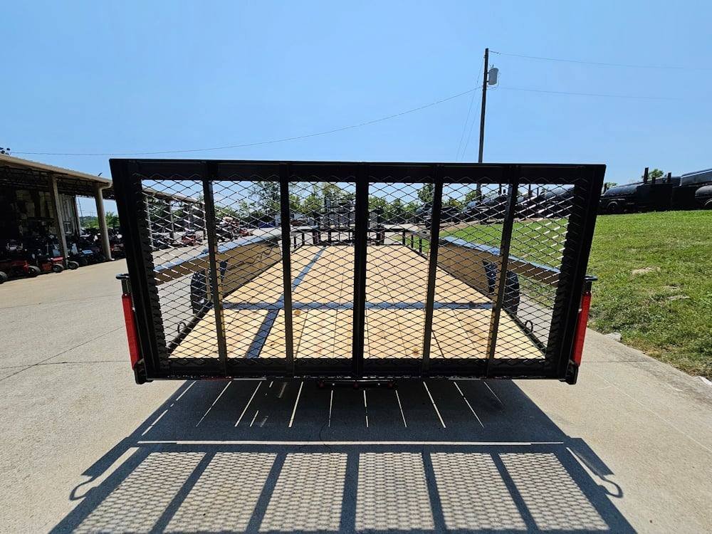 6’4″ x 14 Utility Trailer Powder Coated Dovetail (2) 3500 Axles 7k GVWR image 12