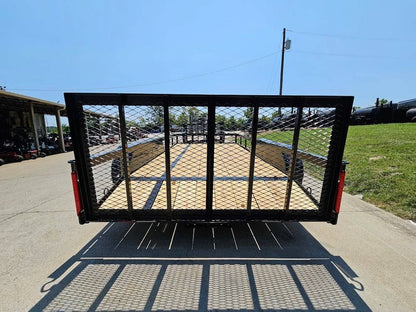 6’4″ x 14 Utility Trailer Powder Coated Dovetail (2) 3500 Axles 7k GVWR image 12