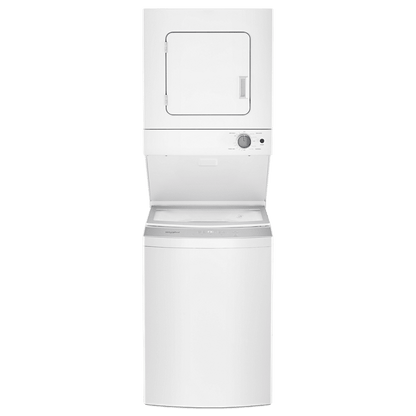 Whirlpool WET4024HW 24 inch White Electric Washer/Dryer Stacked Laundry Center image 0