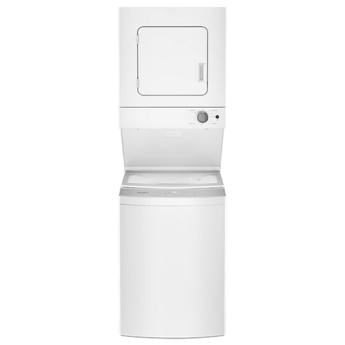 Whirlpool WET4024HW 24 inch White Electric Washer/Dryer Stacked Laundry Center image 0