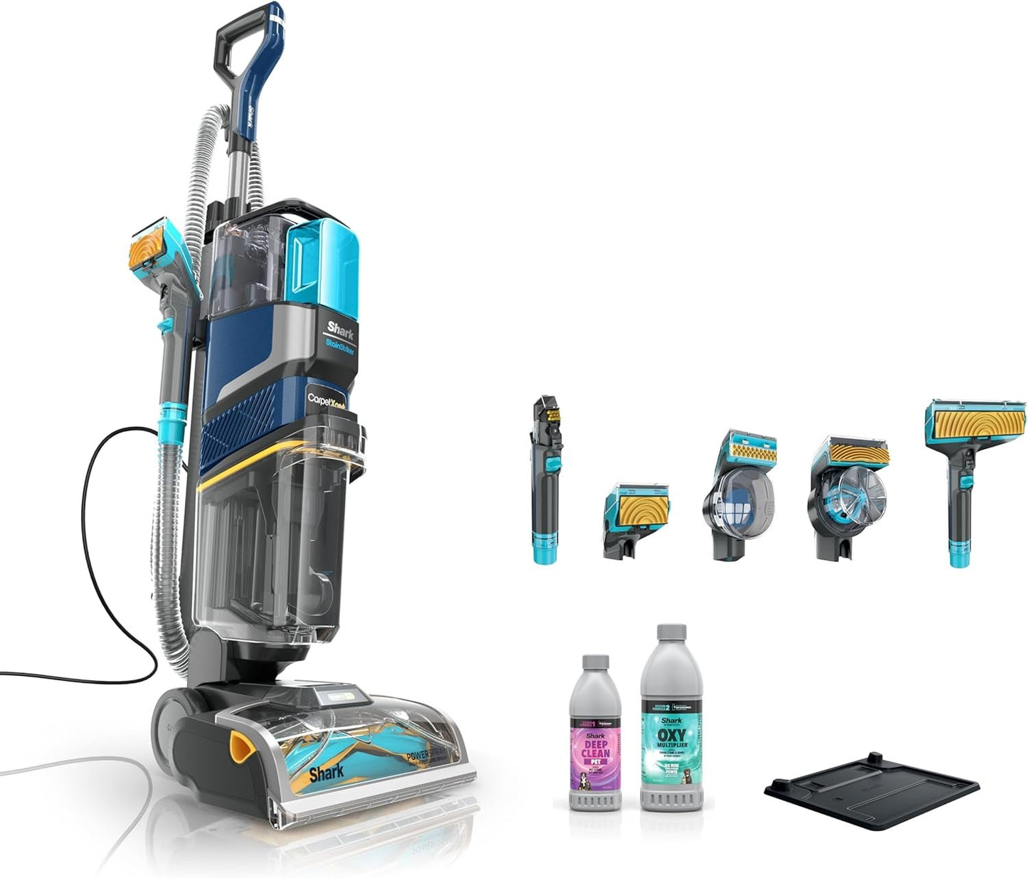 Shark CarpetXpert Carpet & Upholstery Cleaner with StainStriker, EX201 image 1