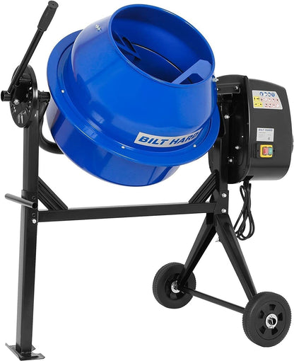 BILT HARD 4 Cu. Ft. Electric Cement Mixer – 550W Portable with Wheels image 5