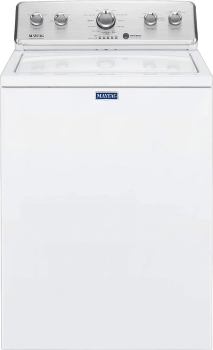 Maytag 3.8 Cu. Ft. High Efficiency Top Load Washer with PowerWash Agitator – White image 0