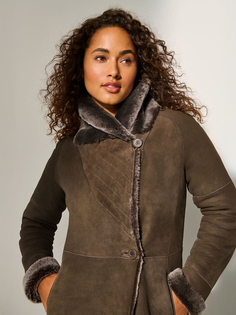 Nicole Sheepskin Coat image 3