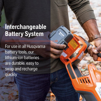 Husqvarna Leaf Blaster 350iB Cordless Leaf Blower 200 MPH, 40V Battery Included image 5