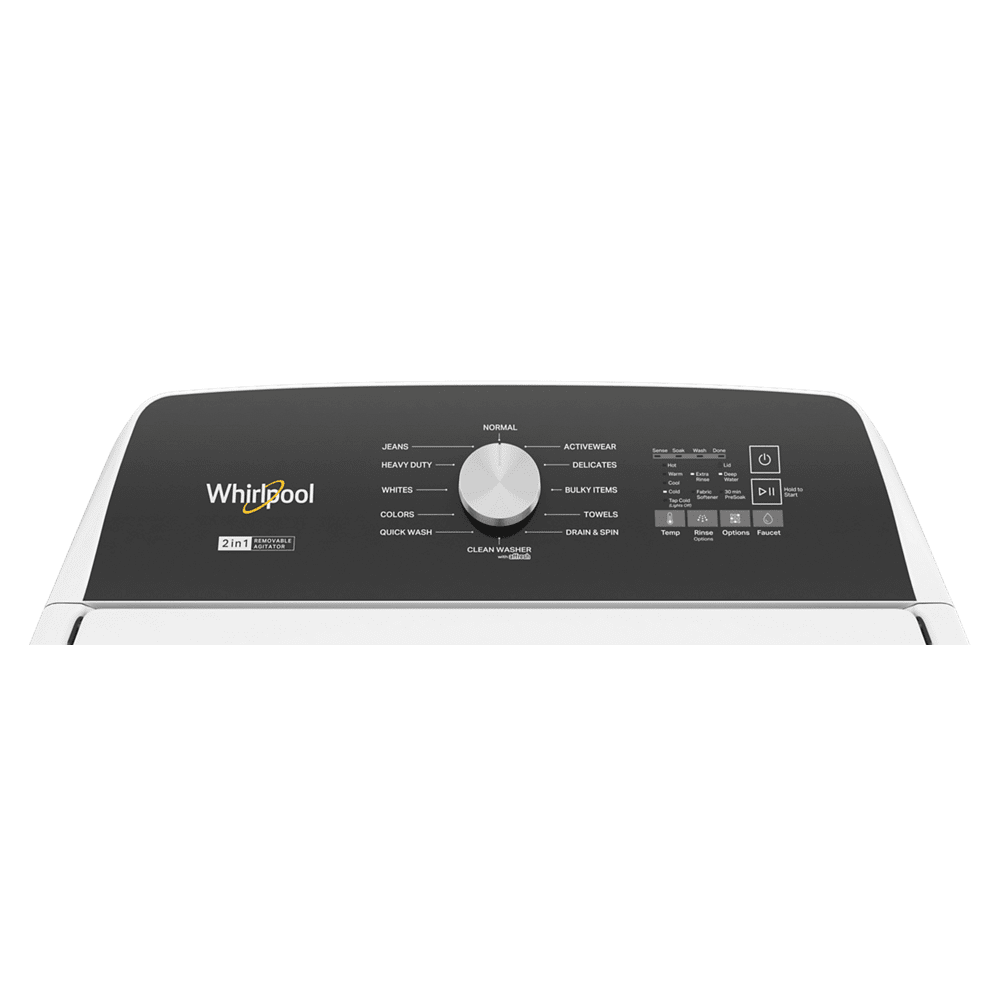 Whirlpool WTW5057LW 4.7 – 4.8 Cu. ft. Top Load Washer w/ Removable Agitator image 1