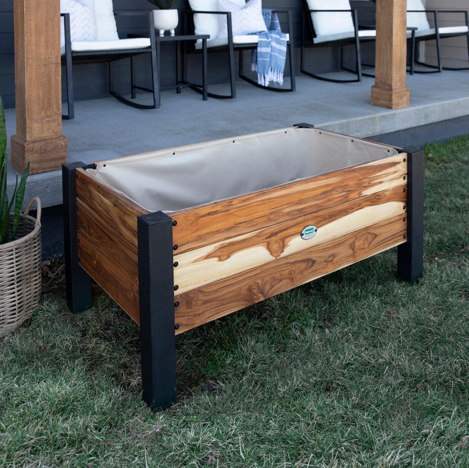 Planter 100% Authentic Teak Wood image 6