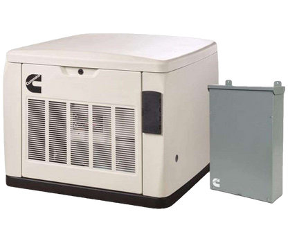 Cummins RS20AC A061C602 20kW WiFi Quiet Connect™ Series Standby Generator LP/NG with 200A Automatic Transfer Switch Scratch and Dent image 0