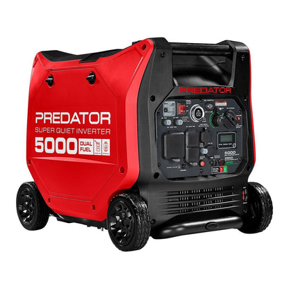 Predator 5000 Watt Dual-Fuel SUPER QUIET Inverter Generator with Remote Start and CO SECURE Technology image 0