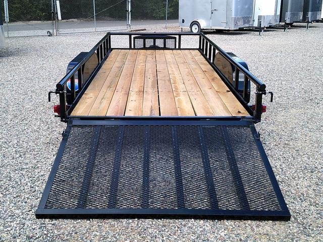 6 X 16 Carry-On Tandem Utility 7K Pipe Top Trailer image 0