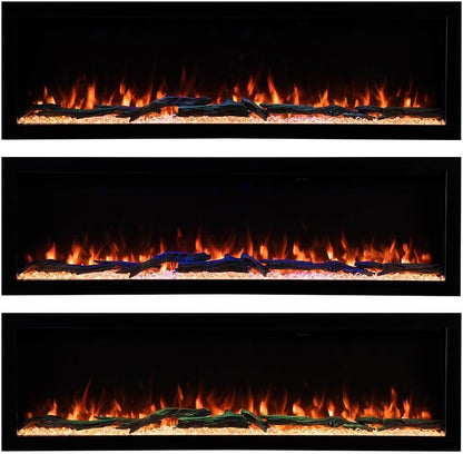 Modern Ember Highmark 60-Inch Smart Linear Electric Fireplace, WiFi & 10-Color Flames image 20