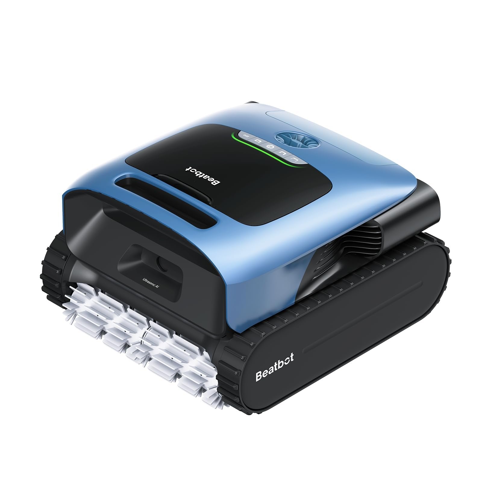 Beatbot Aquasense A100 Pro Robotic Pool Vacuum Cleaner – Clarifies Water, Cleans Surface, Floor, Walls and Waterline, Surface Parking, Intelligent Path Optimization-Slight Blue image 0