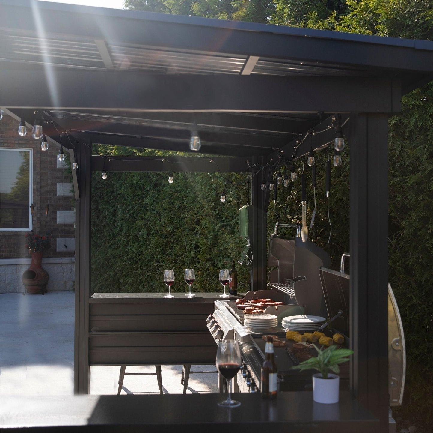 Rockport XL Steel Grill Gazebo image 5
