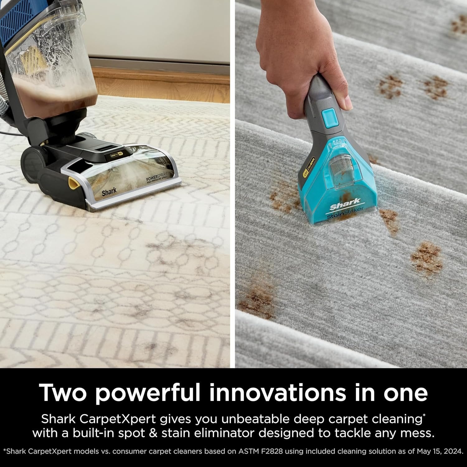Shark CarpetXpert Carpet & Upholstery Cleaner with StainStriker, EX201 image 2