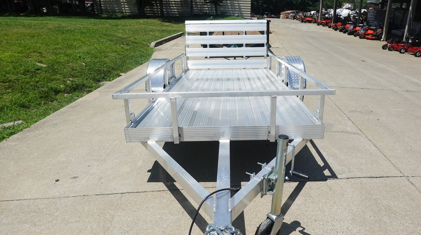 5′ x 10′ Aluminum Utility Trailer with Gate and Mag Wheels – 3500 lb Axle image 3