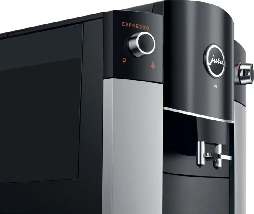 Jura D6 Automatic Coffeemaker and Espresso Machine Platinum image 2