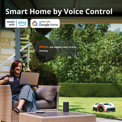 Segway Navimow i105N Robot Lawn Mower, AI Mapping, Perimeter Wire-Free, App Control image 12